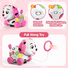 Musical Puppy Toys for 1 Year Old Girl Gifts, 1St Birthday Girl Gift, Bilingual