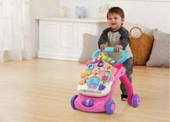 VTech Stroll & Discover Activity Walker – Pink with Accessories, Baby and Toddle