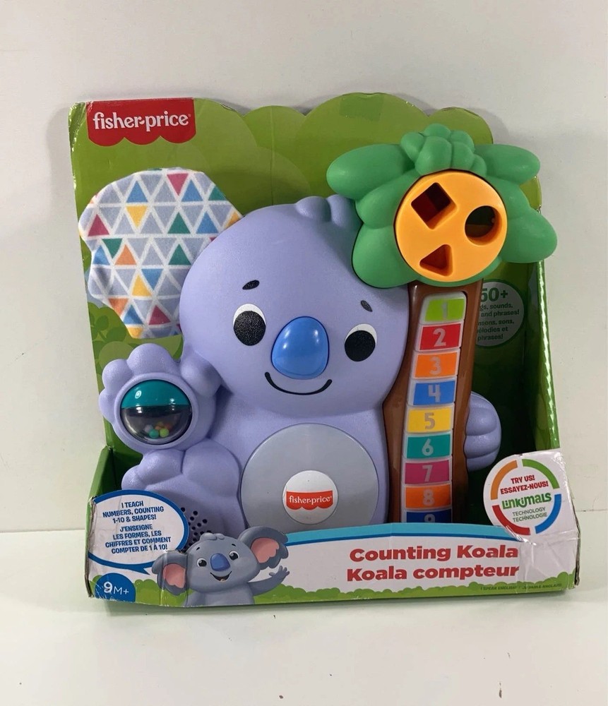 Fisher Price Counting Koala Linkimals- Plays Music & Lights Up New in Box