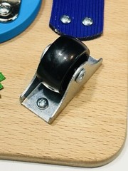 deMoca Toddler Busy Board Montessori Toy 10 Activities Fine Motor Skills