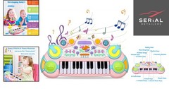 Kids Keyboard with Multiple Tones & Rhythms – Toddler Piano for Creative Play