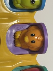Fisher-Price Growing Baby Pop-Up Toy . Featured A Frog, Bird, Ladybug . 9months