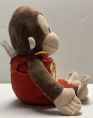 GUND Curious George Plush Monkey Activity Doll Snap Fasten Tie Button 15”
