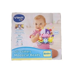 VTech Baby Lil’ Critters Moosical Beads Purple Birth Plus New Sealed