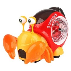 Baby Crawling Crab Toy with Music Lights Interactive Moving Toddler Toy US