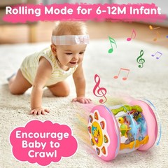 Ocean Projector Musical Light-Up Toy for Babies | Infant Tummy Time Aquarium Gif