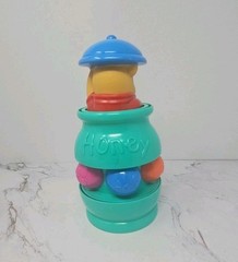 Vintage Mattel 90s Y2K Disney Winnie The Pooh Spinning Honey Pot Pop Up Baby Toy