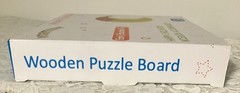Wooden Puzzles for Toddlers, 3pack Numbers Alphabet Shapes for Kids 3+ Sealed