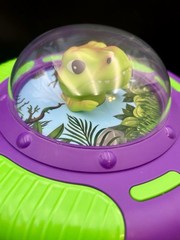 Dinosaur Sit and Spin Toy for Toddlers 1-3 Years – LED Lights, 360° Spin