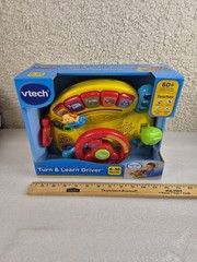 Vtech Turn and Learn Driver Toy Yellow Ages 6 to 36 months New