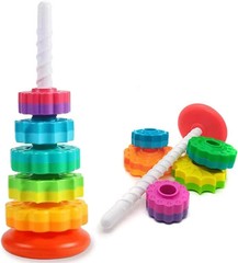 Rainbow Spinning Toy, Stacking Toy for Toddlers 1-3, Educational Montessori, …