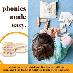 Montessori Phonetic Reading Blocks with CVC Flashcards – Fun Learning for Age…