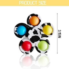 20 PCS Pop Bubble Fidget Spinners for Party Favors, Fidget Toys Bulk for Clas…