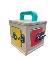 LOVEVERY Wooden Lock Box Latches | The Realist Box | Montessori Learning Toy