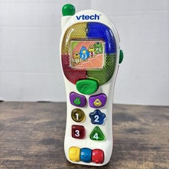 Vintage 2002 VTech Bright Lights Phone Baby Toddler Learning Toy Rare English