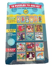 Chuckle & Roar – Wooden Block Puzzles Fun Educational Wooden Puzzle Damaged Box