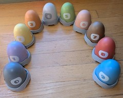 Montessori Toy Lot-Tissue Box/Stacking Blocks/Nesting Eggs/Wooden Shape Sorter