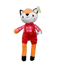 Fox Plush Toy Spark Create Imagine Baby Rattle Plushie Holiday Toy 15” NEW