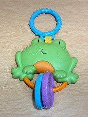 Fisher Price Mattel Forest Friends hanging frog ring rattle replacement Part