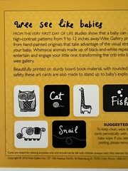 Wee Gallery Art Cards for Baby 0-12 Months Original Collection