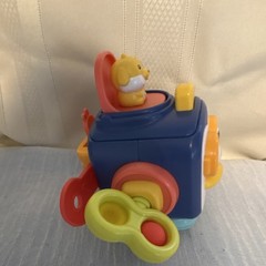 Multicolor Activity Cube Puzzle Toy – Hand-Eye Coordination, Motor Skills