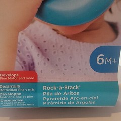 Fisher-Price Rock-a-Stack 6M+ Develops Fine Motor Problem Solving Baby Toy New