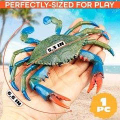 Interactive Blue Crab Toy for Kids – Perfect for Bath Play and Coastal Decor