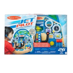 Melissa & Doug Pilot Dashboard Includes Play Headset Lights and Sounds New Toy