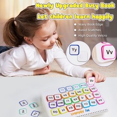 Montessori Preschool Learning Activities Busy Book – Workbook Activity Binder…
