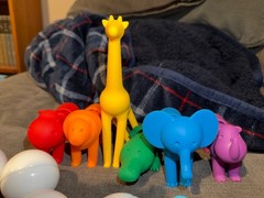 Used STEM Smartmax Magnet Toy Lot – bars, balls, and animals