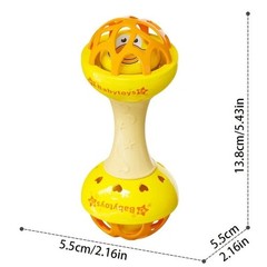 Baby Rattle Sensory Toy Shaker Grasp Ball for Newborn Infants 0-24 Months