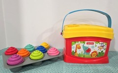 Fisher Price Shape Sorter & Cupcake Shape Set Toddler Learning & Shape Sorting