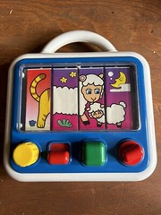 Vintage Cognitive Unimax toy puzzle motor skills Preschool Toddler Baby Toy