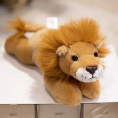 22cm Forest Animal Plush Toy – Lion Tiger Fox Deer Zebra Stuffed Animal Gift