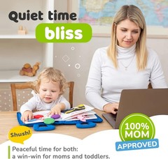 Busy Book for Toddlers 1-3 – Airplane Toys My Quiet Book Montessori Toys