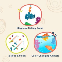 B. toys – Color-Changing Fishing Set – Little Fisher’s Kit: Pretend Accessories