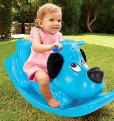 Rocking Puppy Toy – Blue, Interactive Plush Dog, Fun for Toddlers & Kids