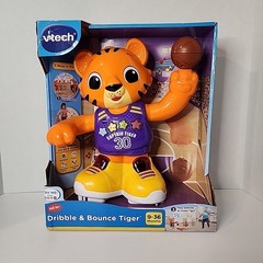 New VTech Dribble & Bounce Tiger Activity Toy, 9-36 Months,Hand-Eye Coordination