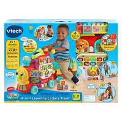 Vtech 4-In-1 Learning Letters Train Sit-To-Stand Walker and Ride-On (Local P/up)