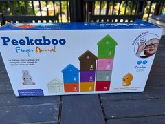 Peekaboo Finger Animal Matching & Counting Toy Set (20 Pieces)