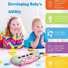 Kids Keyboard with Multiple Tones & Rhythms – Toddler Piano for Creative Play