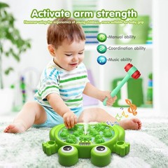 NEW HopeRock Whack A Frog Game Toddler Toy with 5 Modes 45 Levels Music & Lights
