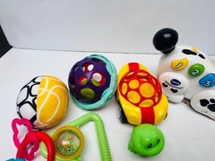Baby Toy Lot Developmental Sensory Toys with Rattles Cars Toy Phones Etc T23