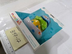 Munchkin Stack N’ Match Floating Bath Stacking Toy 18m+ Penguin Boat Blue