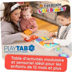Fat Brain Toys PlayTab Starter Busy Board for Toddlers & Babies 12 Months+
