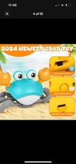 Dancing Crawling Crab Toy, Engaging Baby Playtime Fun Obstacle Avoidance Sensors