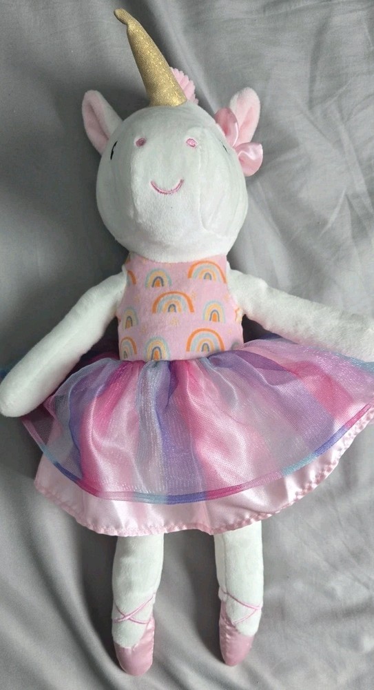 Unicorn Plush Toy Spark Create Imagine Baby Rattle Toy Holiday Toy 15” Plushie