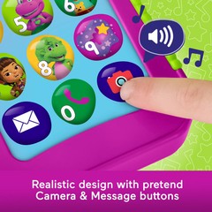 Barney Phone Musical Toddler Toy with Lights Multilanguage