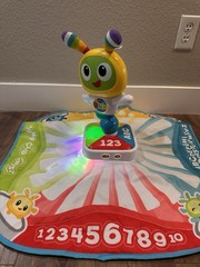 Fisher-Price Bright Beats Learnin’ Lights Dance Mat BeatBo Toy Tested Works READ