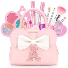 Kids Real Makeup Kit for Girls – 18Pcs Non-Toxic Washable Make Up Toys with A